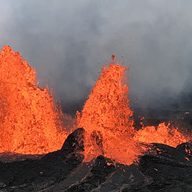 Kilauea lava eruption